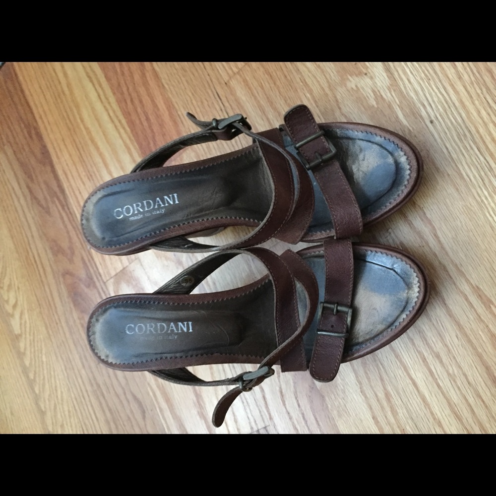 Cordani Brown Wedges, excellent condition!